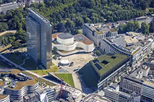 Aerial view, Gustaf-Grundgens-Platz