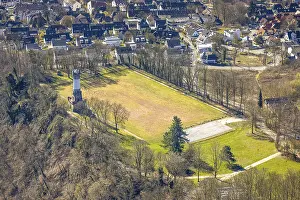 Aerial view, Harkort tower and sports field