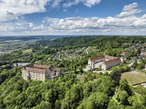 Aerial view of Heiligenberg Castle