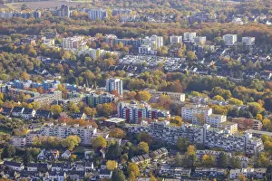 Aerial view, high-rise buildings MarkstraBe