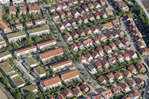 Aerial view of the housing estate Boberger Dorfanger
