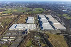 Aerial view, Ikea central warehouse distribution centre