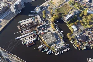 Aerial view of Joehnk Werft GmbH