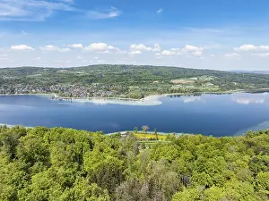 Aerial view of Lake Constance, Untersee