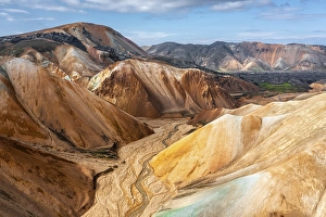 Category Mountain Landscapes Prints: Aerial view, Landscape panorama