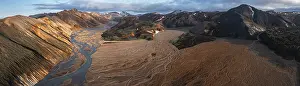 Aerial view, Landscape panorama