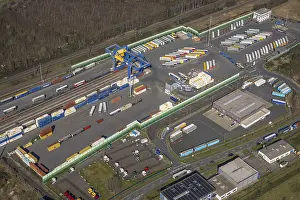 Aerial view, logport III, DahlingstraBe