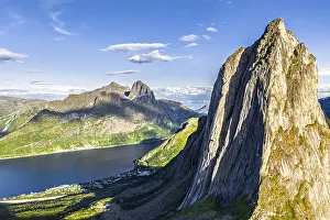 Aerial view of Mt. Segla, in the back Mt