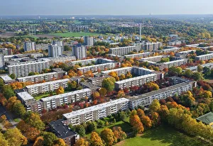 Aerial view Muemmelmannsberg, housing estate