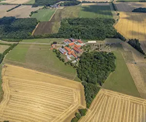 Aerial view, overview of Konig apiary