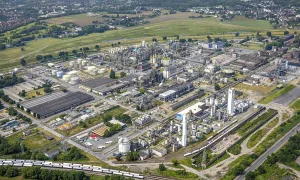Aerial view, Oxea plant (Ruhrchemie)