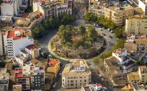 Aerial view, Placa de Miquel Dolc