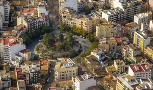 Aerial view, Placa de Miquel Dolc