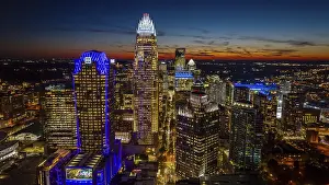 Aerial view of the Queen City, Charlotte