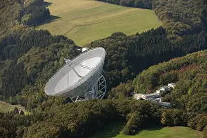 Aerial view, radio telescope, Effelsberg