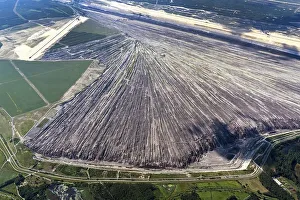 Aerial view of the Reichwalde opencast lignite mine