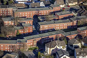 Aerial view, residential area Cunosiedlung