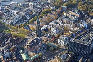 Aerial view of the residential area around the Michel