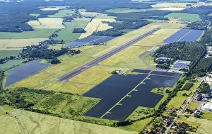 Aerial view of Rothenburg Goerlitz airfield
