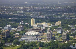 Aerial view, RUB, Ruhr-University Bochum