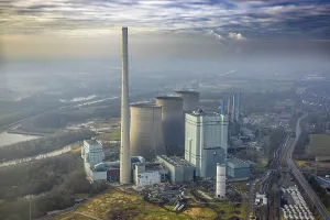 Aerial view, RWE Generation SE Gersteinwerk power plant