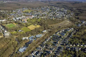 Aerial view, site of the former Gottessegen colliery