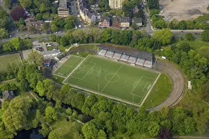 Aerial view, Stadion am Schloss Strunkede