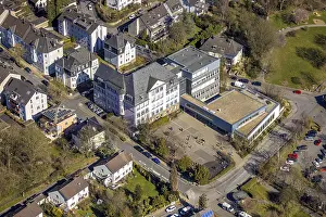 Aerial view, Stadtische Sekundarschule am See