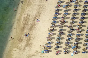 Aerial view, Sun loungers