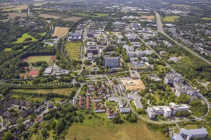 Aerial view, Technology Centre and TU Dortmund University General view