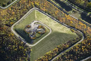 Aerial view, Tiger & Turtle - Magic Mountain