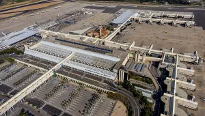 Aerial view, travel restrictions
