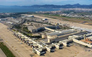 Aerial view, travel restrictions