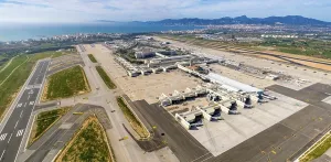 Aerial view, travel restrictions