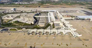 Aerial view, travel restrictions