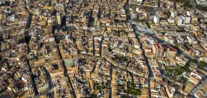 Aerial view, view of Inca, Inca