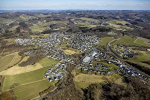 Aerial view, view of Rohde residential area