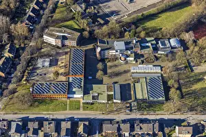Aerial view, Willy Brandt comprehensive school