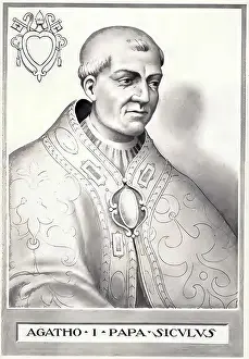 Agatho, also Agathon, died January 10