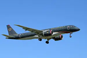 Aircraft Royal Jordanian, JY-RED, Embraer E190-E2