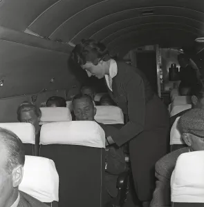 Airline travelling in the 1960s