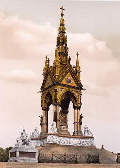 Albert monument, London, ca 1895