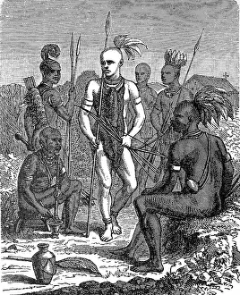 Albino, albinism, among the Bari tribe on the White Nile in Sudan