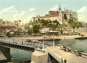 Albrechtsburg Castle and the Elbe in Meissen