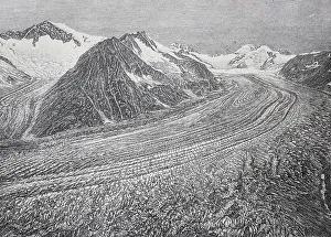 The Aletsch Glacier, Aletschgletscher