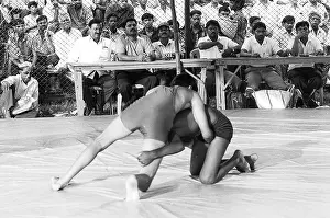 All India competition of wrestling held in Mysore during the Dussera celebrations 2007
