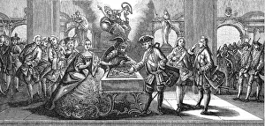 Allegory of the beginning of the Seven Years War