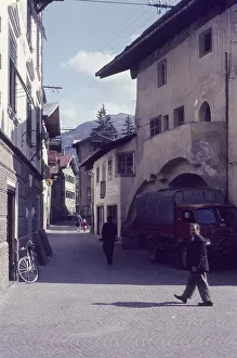Alley in Sarthein, Sarntal, Autonomous Province of Bolzano