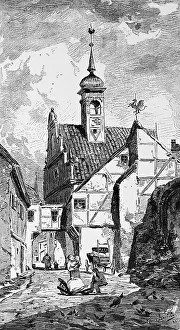 Alley in Stargard, West Pomerania