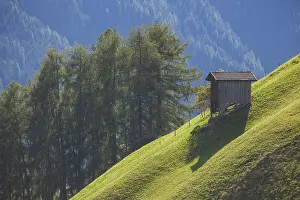 Framed Print : Alm mit Heustadel, Neustift im Stubai Valley Framed Print : Alm mit Heustadel, Neustift im Stubai Valley